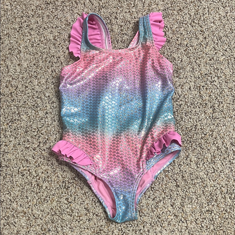 🍀6/$20 Pink and Blue Kids Swim One Piece